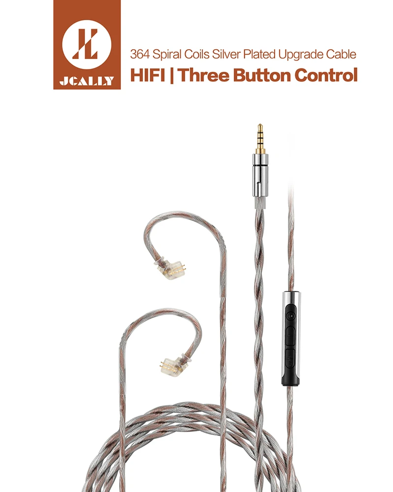 Спиральный фольгированный посеребренный кабель с штырьками/QDC - Main Image