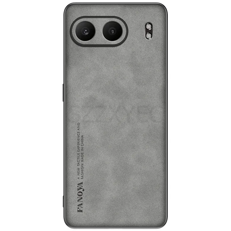Luxurious Retro Leather Skin Feel Shockproof Matte Silicone Soft Case Cover