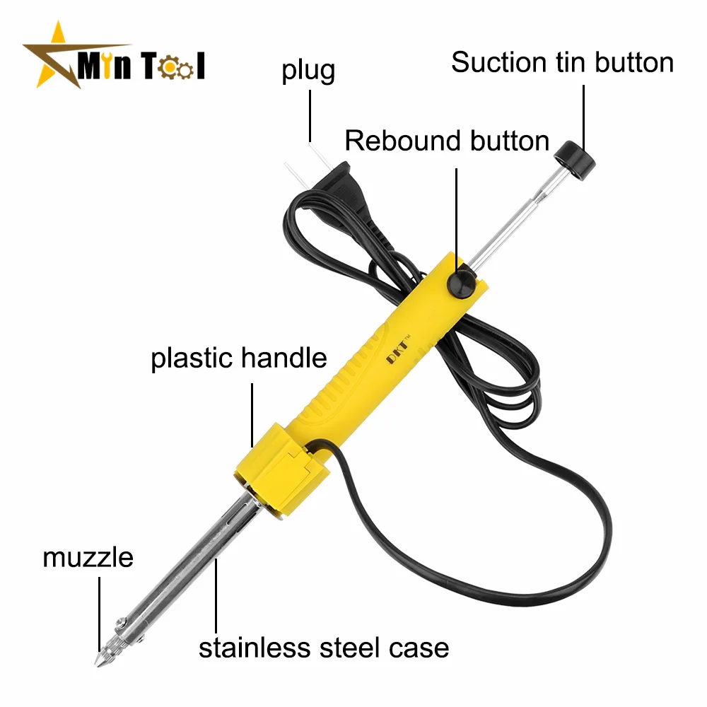 

Electric Vacuum Solder Sucker Welding Desoldering Pump Soldering Iron Removal Solder Iron Pen Weld Repair Hand Tool