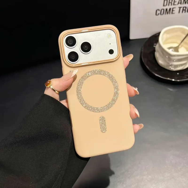 Magstfe Phone Case with Large Hole Lens and Flash Drill Magnetic Coil