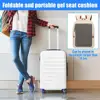 TPE Gel Portable Seat Cushion Sedentary Pain Relief Outdoor Camping Garden Bench Travel Airplane Seat Foldable Pad Mat Посадка 4