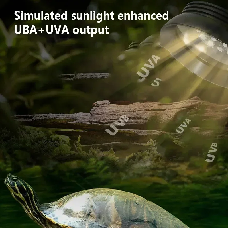 Turtle Lizard Reptile UVB Calcium Supplement Light UVB+UVA Sunbathing Lamps Amphibians Reptiles Breeding Boxes Lighting Fixtures