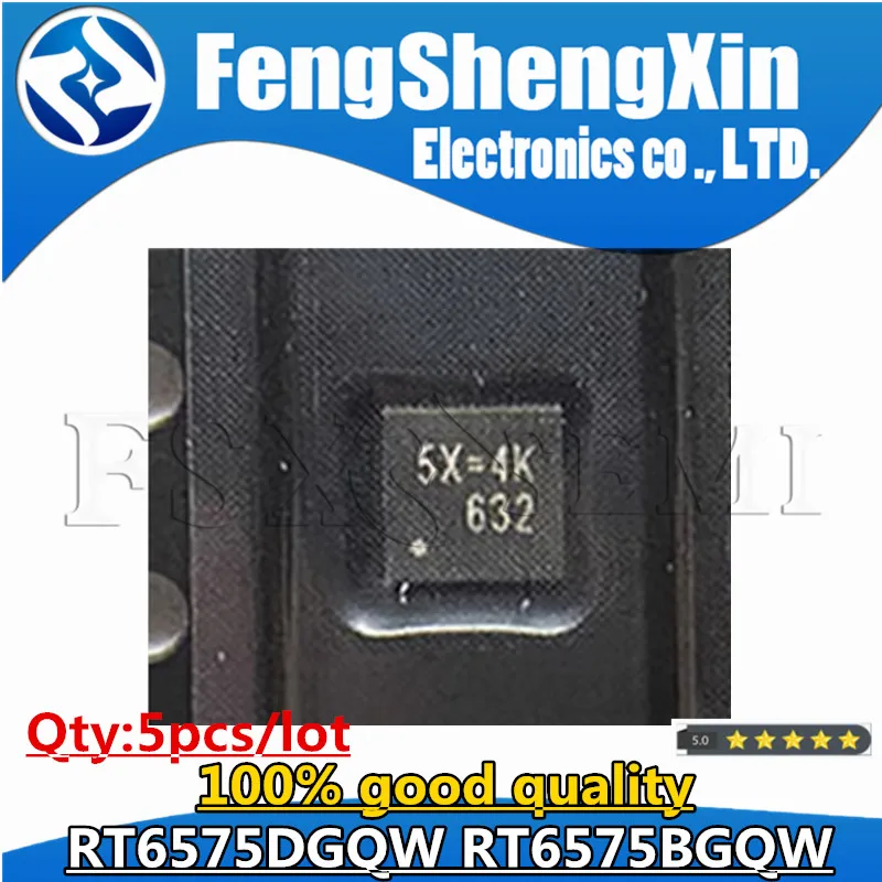 5 Pezzi Muslimatrt6575D 5X = 1E 5X = .. Chipset Muslimex 3F = Qfn-20 Rt6575B