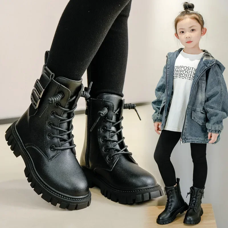 Korean Style Girls Casual Short Boots Autumn Winter