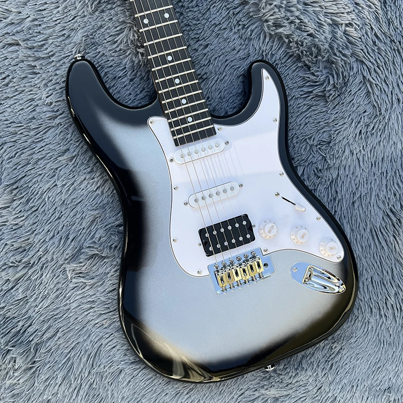 

Classic st electric guitar, quality vibrato system, original solid wood, exquisite workmanship, free delivery home.