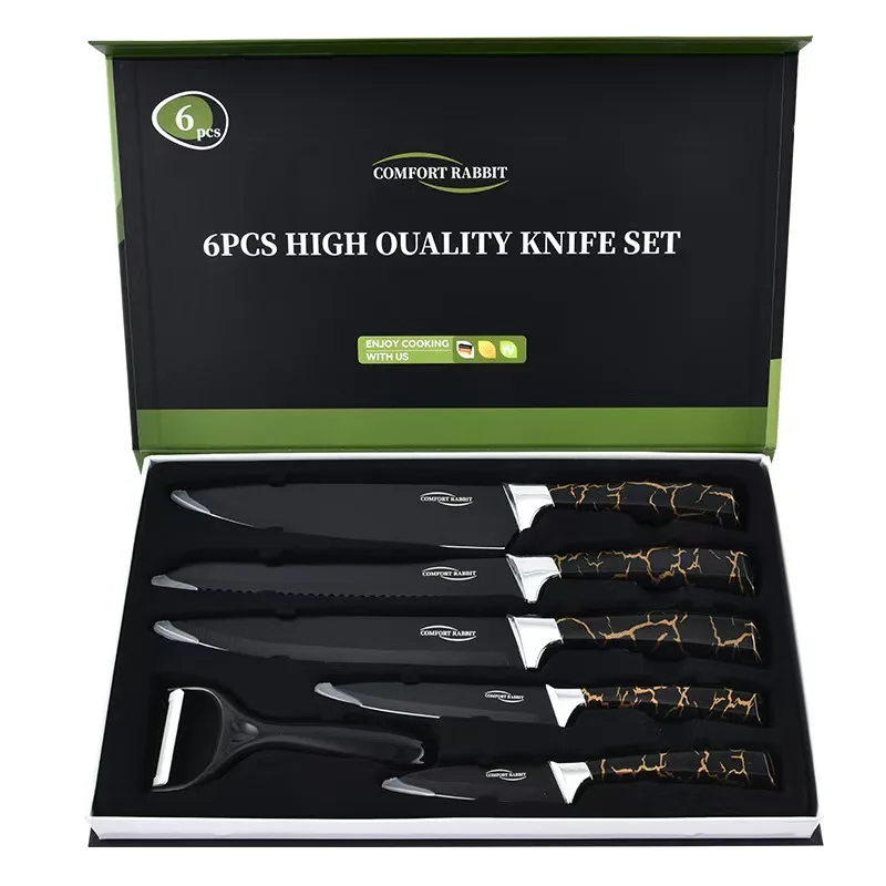 Multifunctional Silicone Kitchen Knife Set 2025