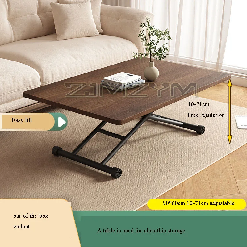 Folding Tea Table Liftable Coffee Table Multi-functional Simple Portable Computer Desk Side table Side Bed Tables Mini Home Furniture