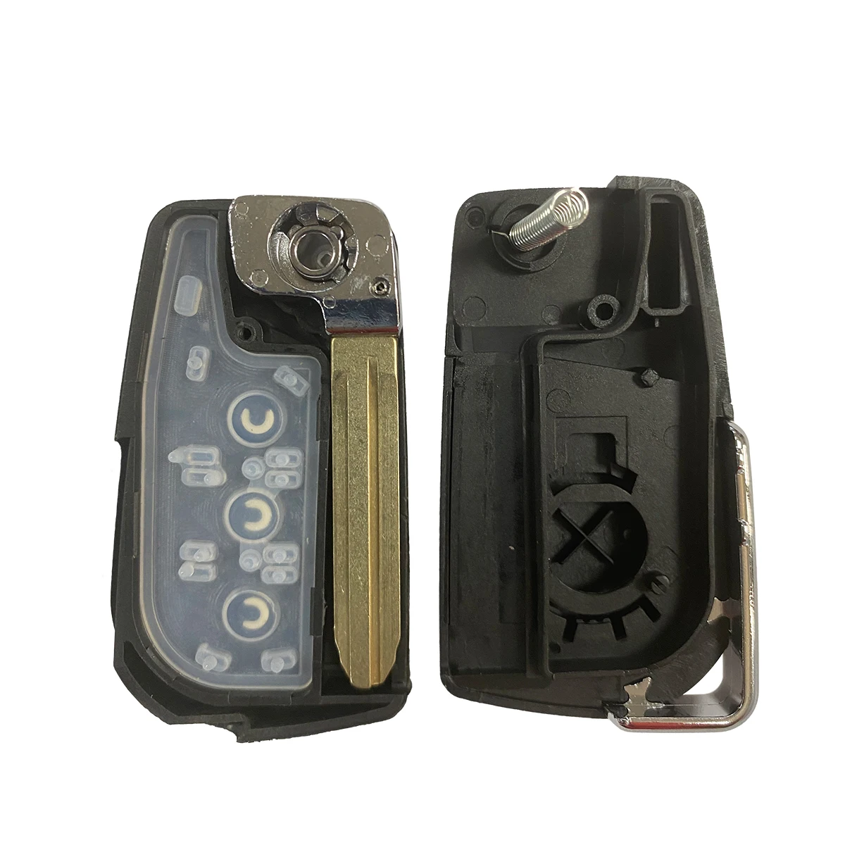 Okey Car Key Shell Cover Case per Toyota Corolla 2017 RAV4 prima del 2013 Toy43 Toy48 VA2 Blade Remote Car Key sostituzione - S37c207973d994799897f02feab2521c3B