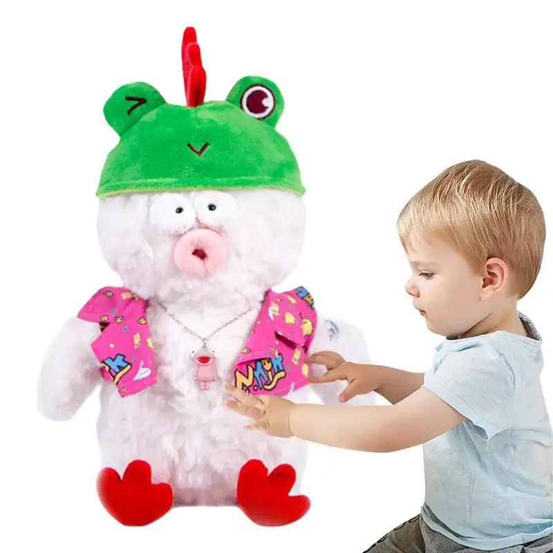

Speaking Plush Chicken Electric Plush Talking Chick Repeater Creative Interactive Music Players Cute Relaxing Toys For Boys