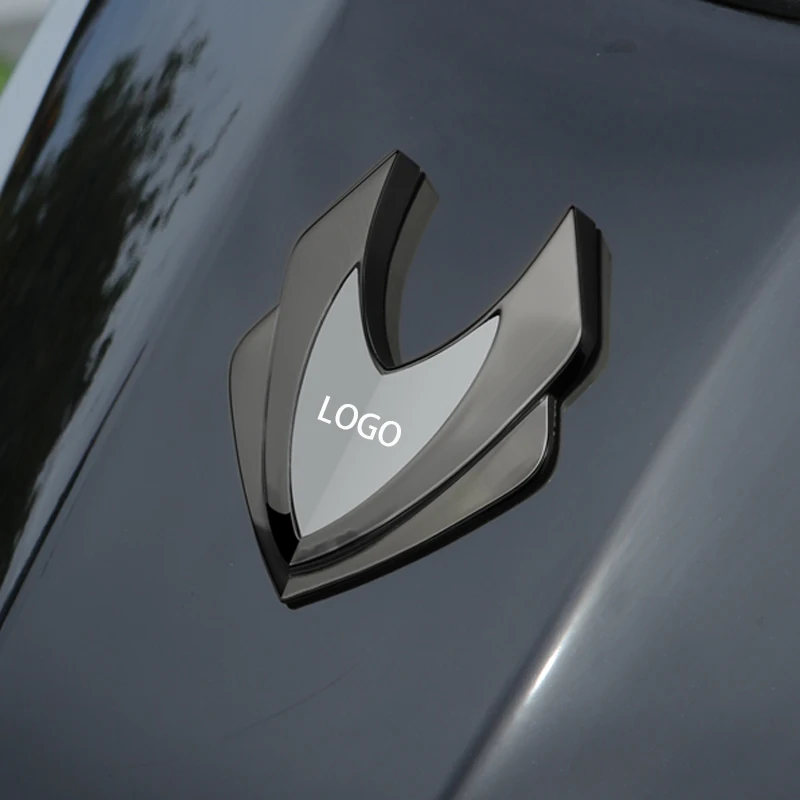 Car Decoration Stickers Stainless Steel Stickers Car logo replacement sticker trunk decoration sticker Customized LOGO