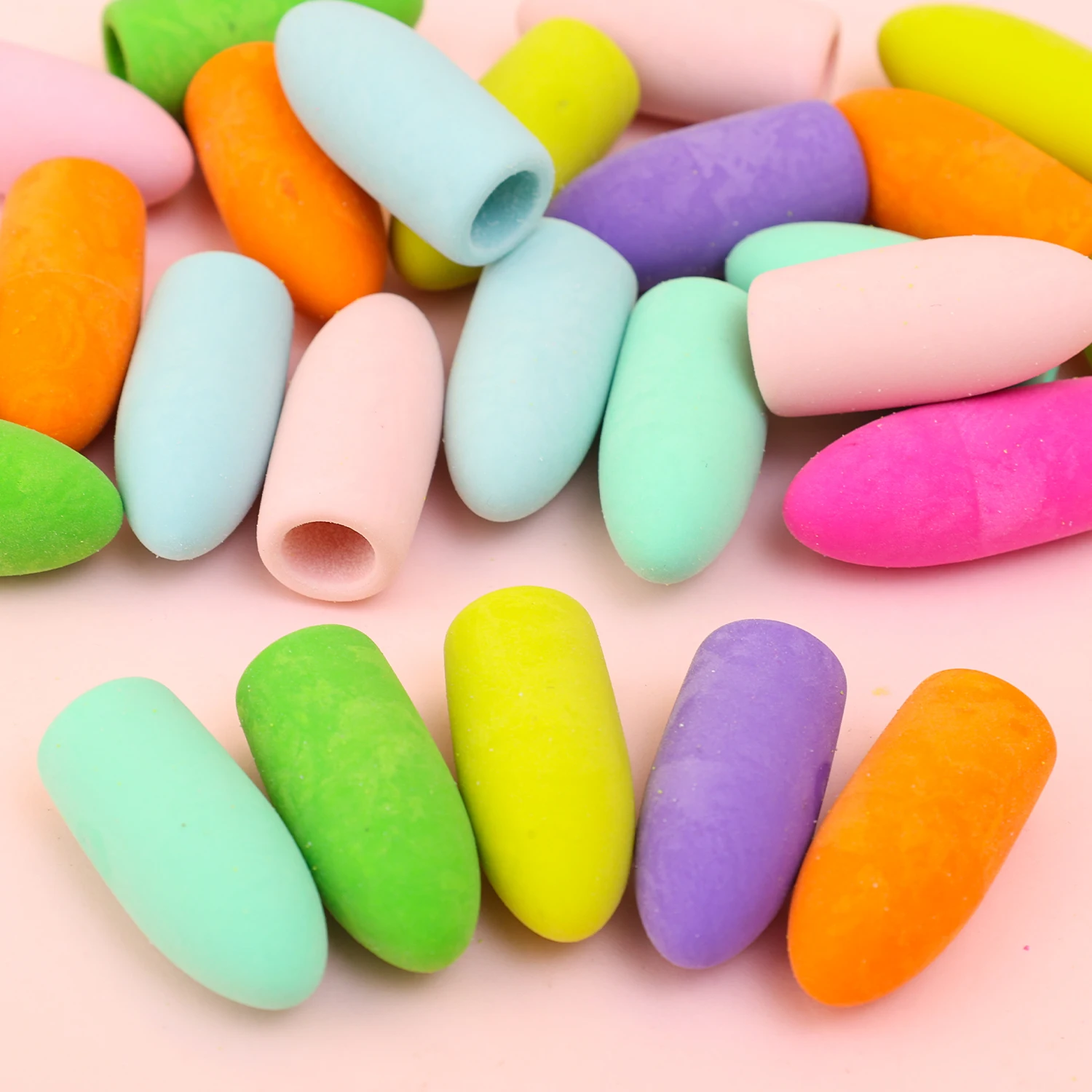 Multifunction Pencil Top Eraser Caps Wooden Pencils Erasers Topper Student Painting Correction Supplies Stationery Pen Cap pencil eraser eraser pen retractable eraser kneadable eraser eraser refillable pen biscuit eraser plasticine eraser