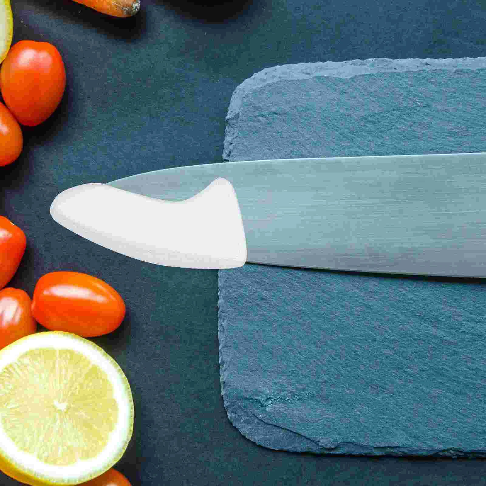 250 Pcs Large Tip Guard For Protector Anti Scratch Blade Sleeves Transparent Sleeve Replacement Plastic Knife Holder
