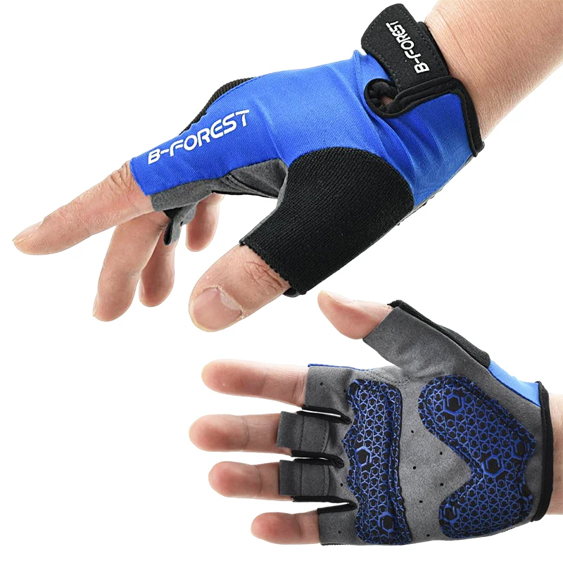 Fingerless Summer Cycling Gloves Man Woman Non Slip Gel Road Bike Half Finger Bicycle Gloves MTB Sports Mountain Bike 5