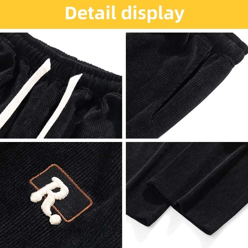 Spring Men Casual Pants Sweatpants Couple Wide Leg Breathable Joggers Straight Solid Color Neutral Baggy Pants wide leg pants wide leg sweatpants