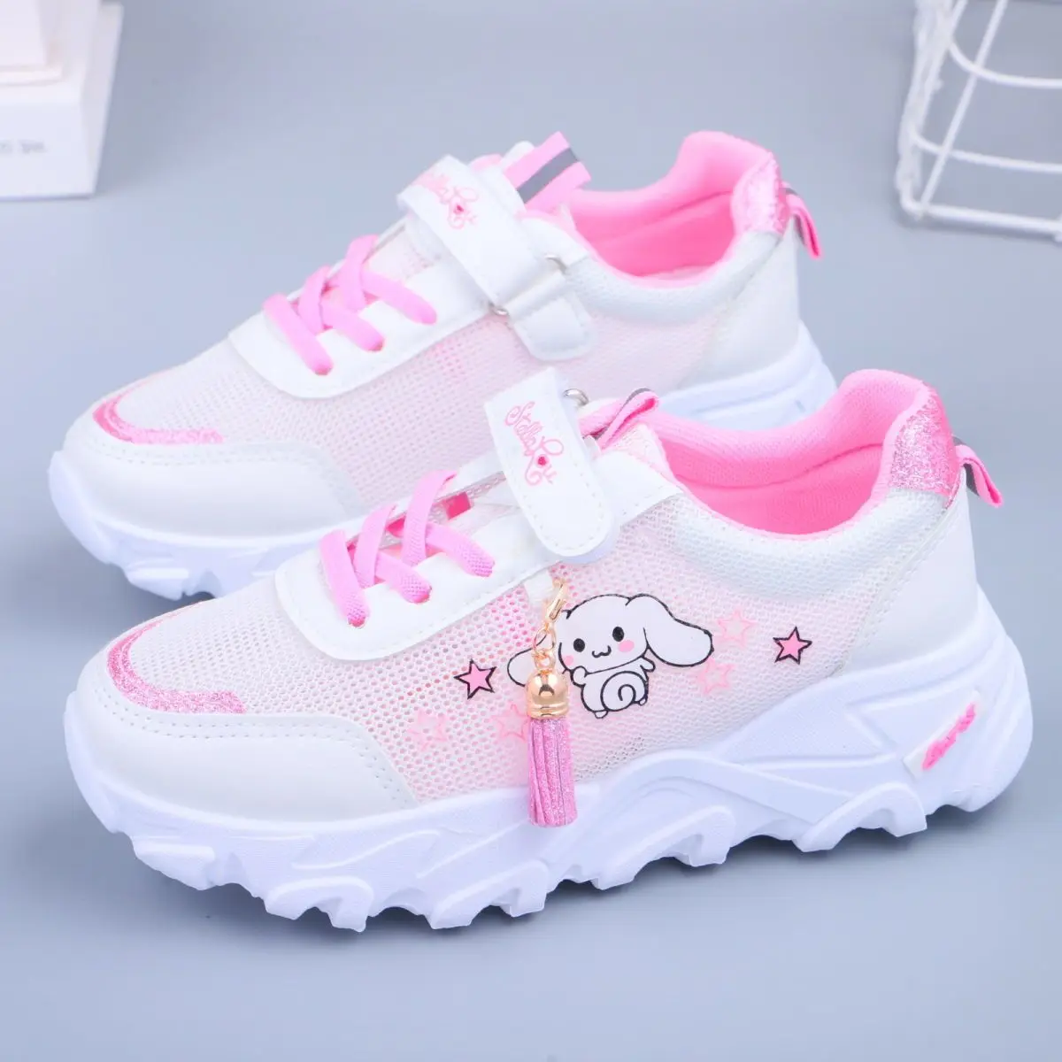Sanrio Cinnamon Girls Boys Flat Running Shoes Soft Sole Breathable