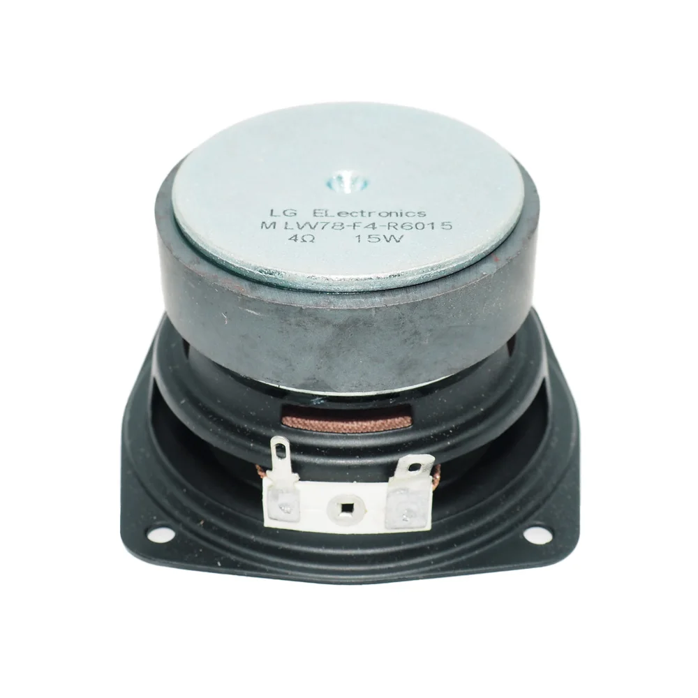 1pcs 78MM 4 Ohm 15W Subwoofer Speaker 3 Inch Convex Cap Bass Square Woofer DIY Bookshelf Speakers Hifi Home Sound Theater 6