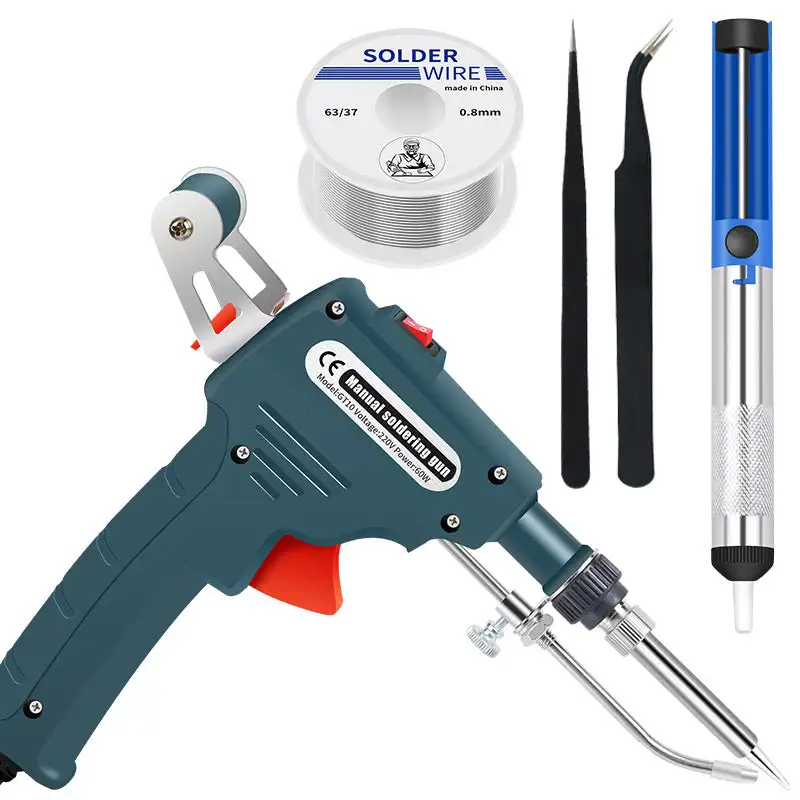 

60w Automatic Electric Soldering Iron Tin Gun Hand-Held Internal Heating Automatically Send Tin Gun Welding Heating Repair Tools