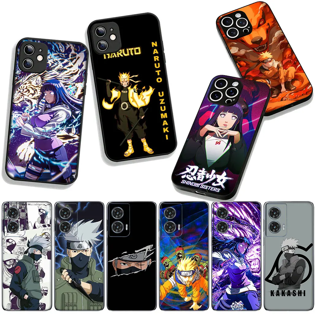 Hinata Hyuga & Kakashi Naruto-Themed Phone Cover Case