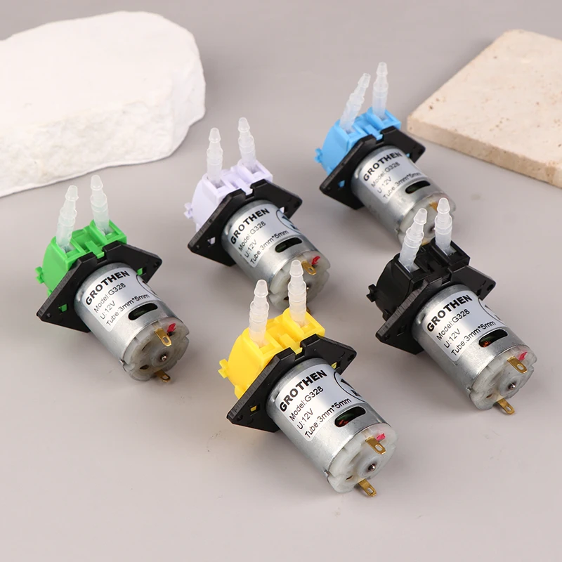 

1Pcs DC 12V Dosing Pump Peristaltic Pumps Dosing Head With Connector Aquarium Lab Analytic DIY Liquids Motor Tool