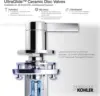 K-11076-4-CP Archer Lavatory Faucet with 8-Inch Centers, Polished Chrome 6