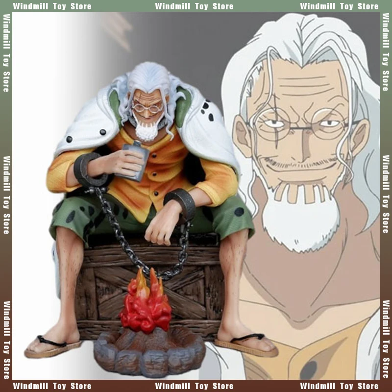 

One Piece Figure Silvers Rayleigh Roger Pirates Anime Peripheral 16cm PVC Action Figure Model Statue Ornaments Crafts Gifts Toys