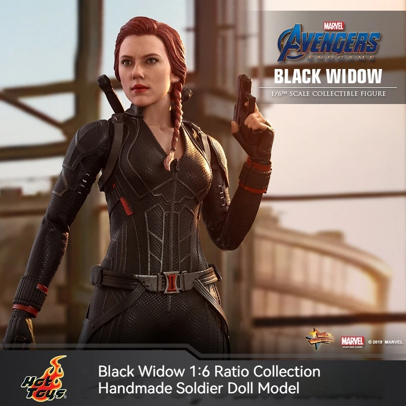 

Hot Toys Marvel Avengers 4 Black Widow 1:6 Scale Authentic Handmade Doll Collection Model Ornament Gift