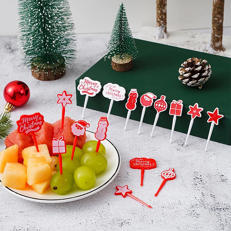 Christmas Food Picks, Cute Cartoon Letter Fruit Food Toothpicks, Reusable  Kids Lunch Accessories, Fun Fruit Picks Forks Kids - Yahoo Shopping