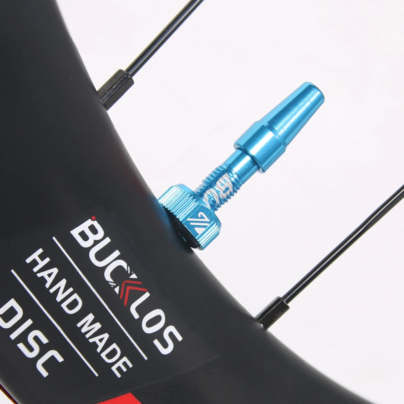BUCKLOS Fahrrad Tubeless Ventil 40/44/55/60mm Rennrad Reifen Ventil CNC Aluminium Legierung Kies Fahrrad Presta Ventile Radfahren Teile – Detail 21
