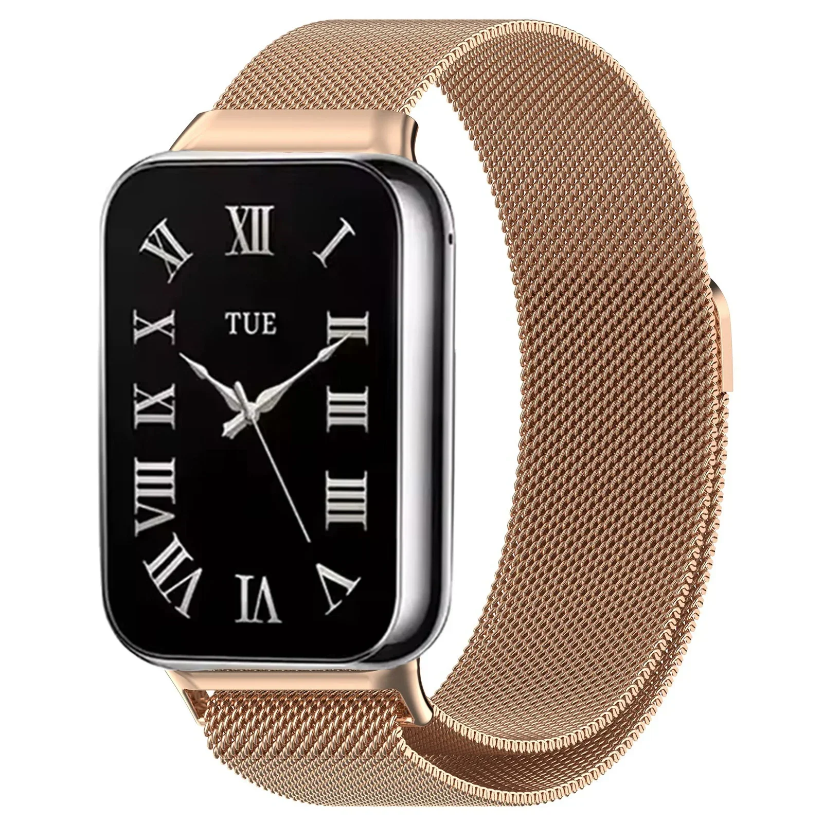 Elegant Milanese Loop Strap - Premium Metal Magnetic Bracelet Band