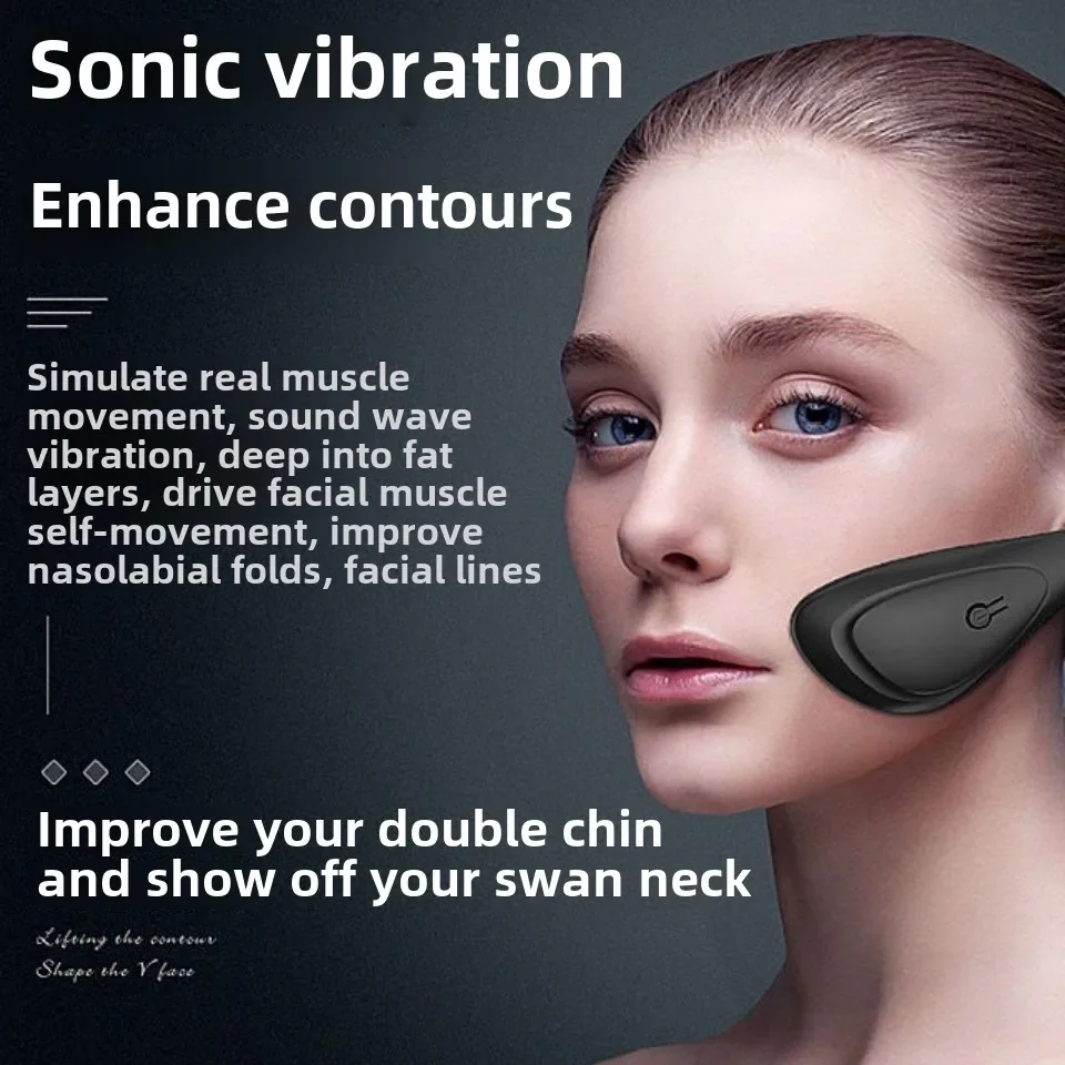 Thin Face Artifact, Face Massager, Special Bandage Remove Double Chin Masseter Muscle Cheekbone Electric V Instrument