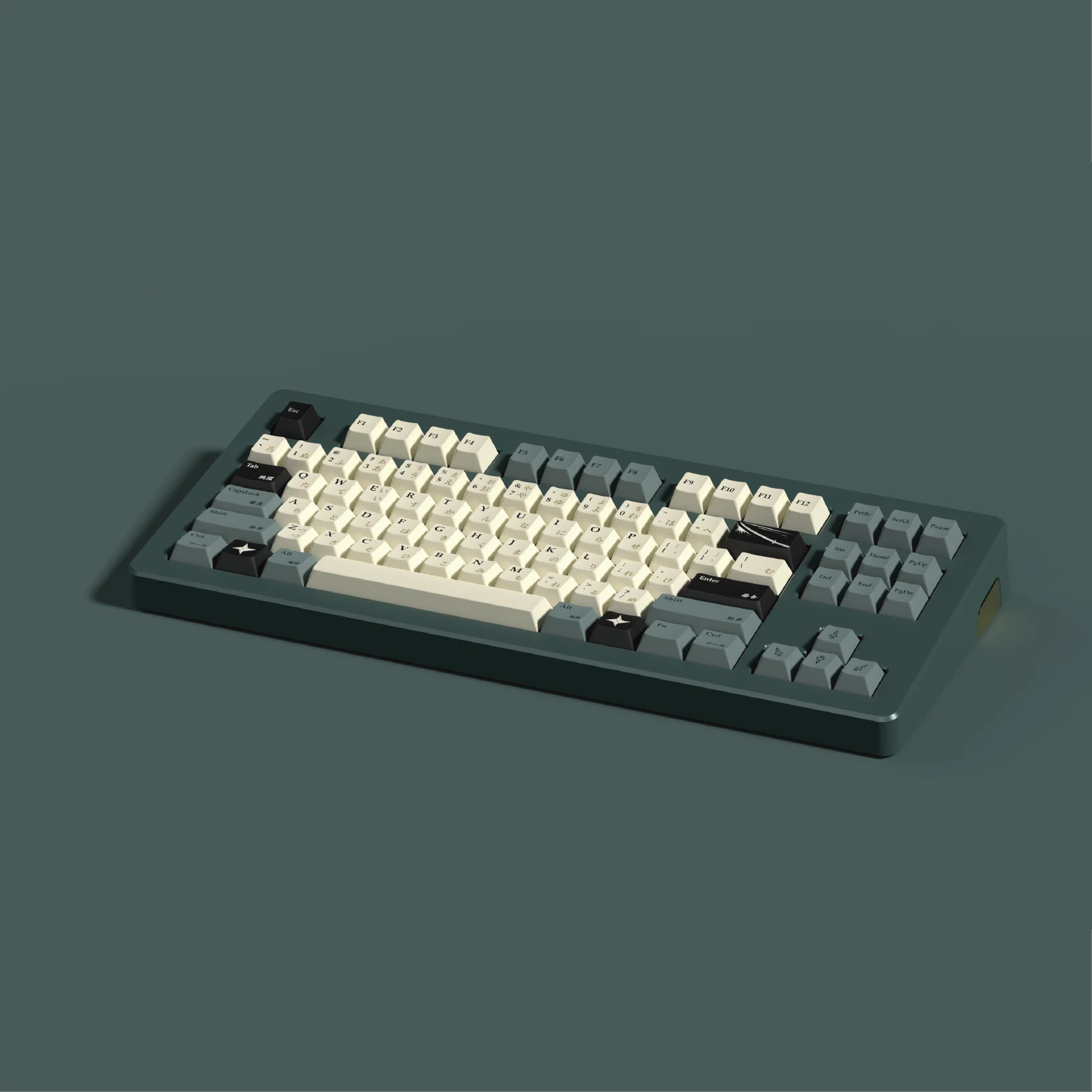 Gmk Samurai Keycaps Grupo Pbt Sublimação de Corante Perfil Cereja 61 64 84 87 96 980 104 108 151 Chaves - Imagem 3