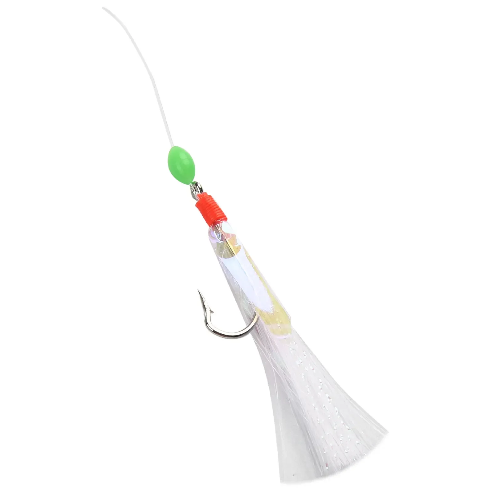 Heißer Verkauf Sabiki Soft Fishing Köder Rigs Köder Jigs Köder Feder köder Hering Köder hochwertige Rigs mit 6 Haken Teilen – Detail 13