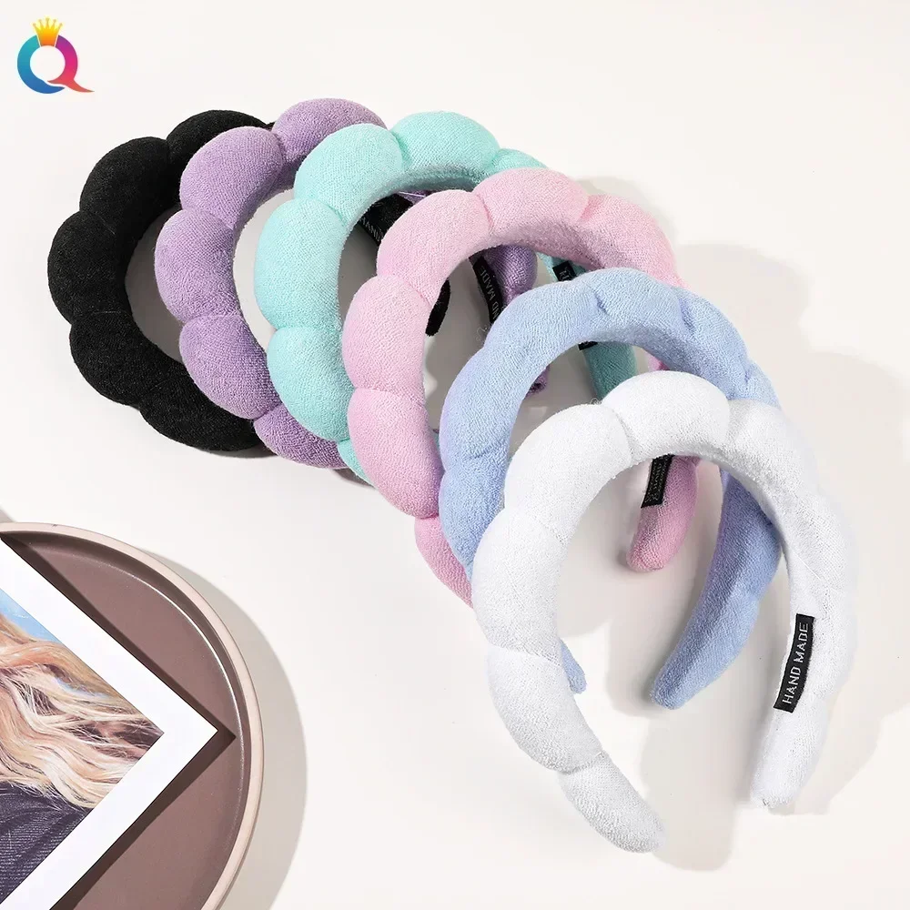 Luxurious Spa Headband for Women – Plush, Ultra-Soft and Versatile Hairband for Skincare, Yoga, and Facial Treatments