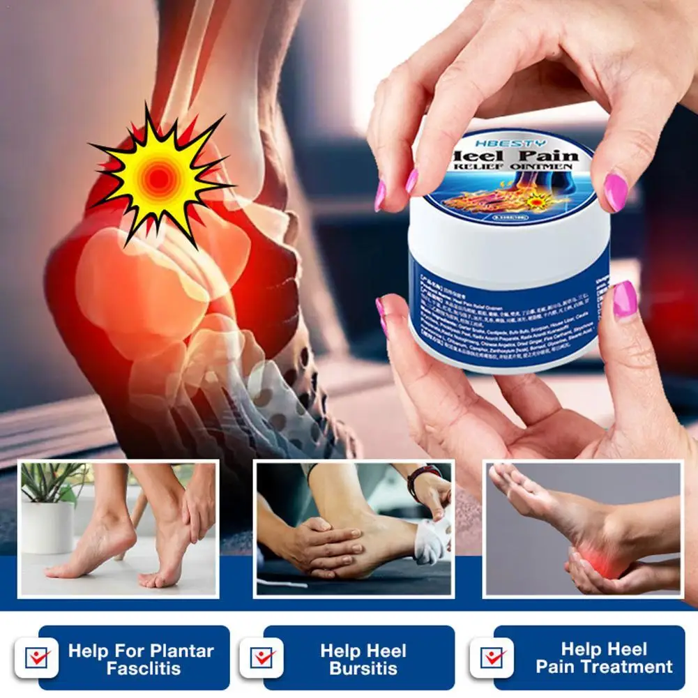 

HBESTY Heel Pain Ointment Rheumatoid Arthritis Herbal Ointment Sprained Waist Foot Bone Spur Health Care