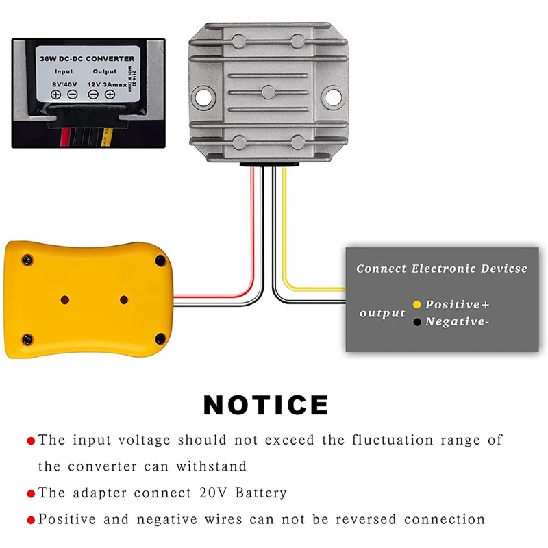 Dewalt 20v To 12v Battery Dock Power 