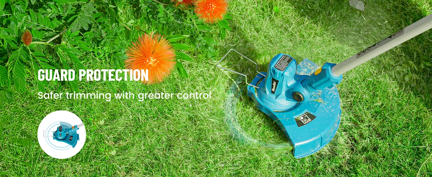 Weed Wacker Cordless: Guard Protection