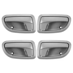 A Pair Front Door Inner Handle Gray Car Inside Interior Left and RightDoor Handle For KIA PICANTO EURO STAR NAZA SURIA 2004-2010