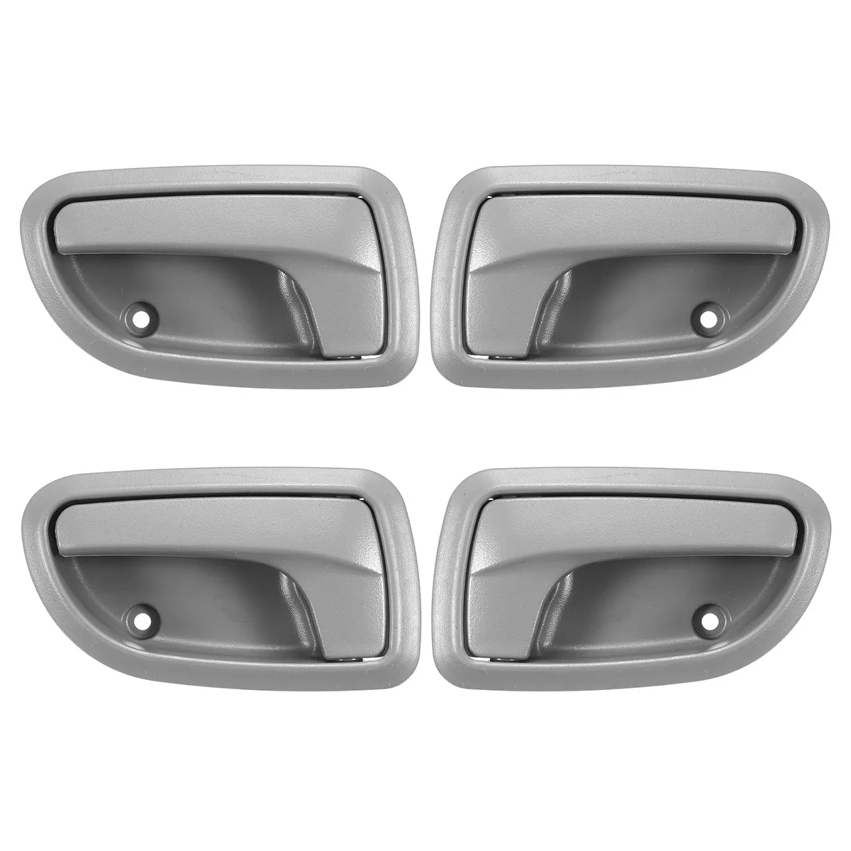 A Pair Front Door Inner Handle Gray Car Inside Interior Left and