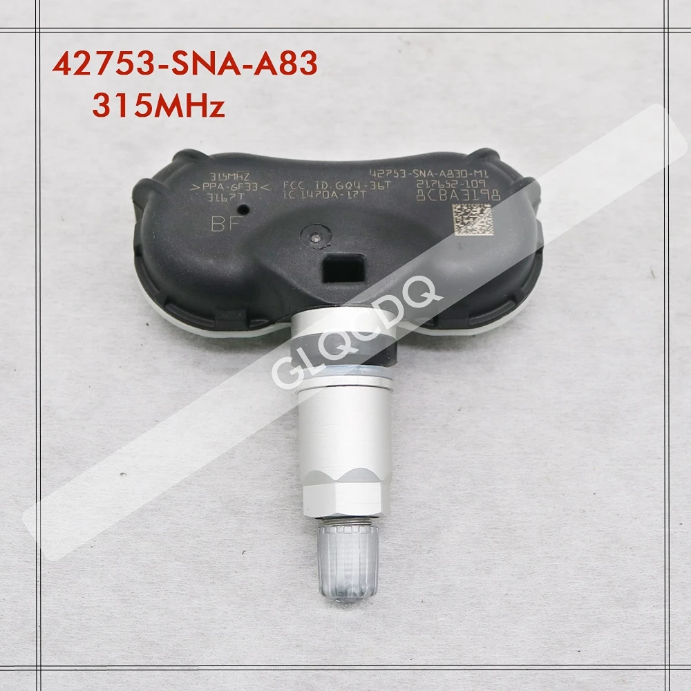 TPMS  2005-2012  ACURA CSX 315MHz Ÿ̾ з  42753-SNA-A83 42753-SNA-A84 42753-TR0-A81 42753-TR3-A81
