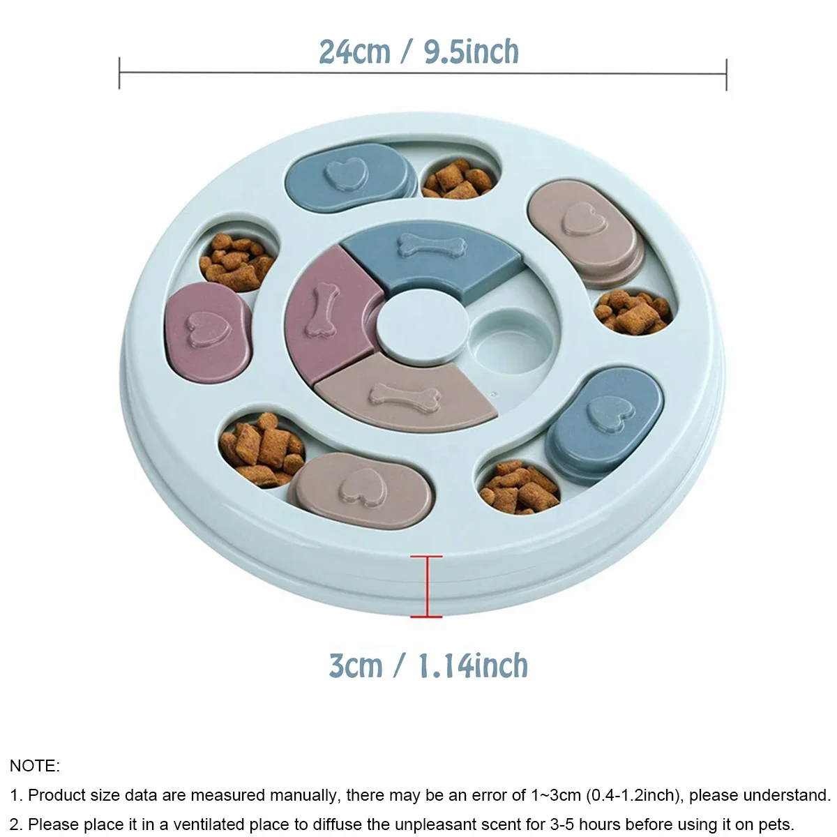 Dog Food Hiding Bowl Slow Food Training Dog Educational Toy Interactive Educational Feeding Dog Cats Pet Accessories 2