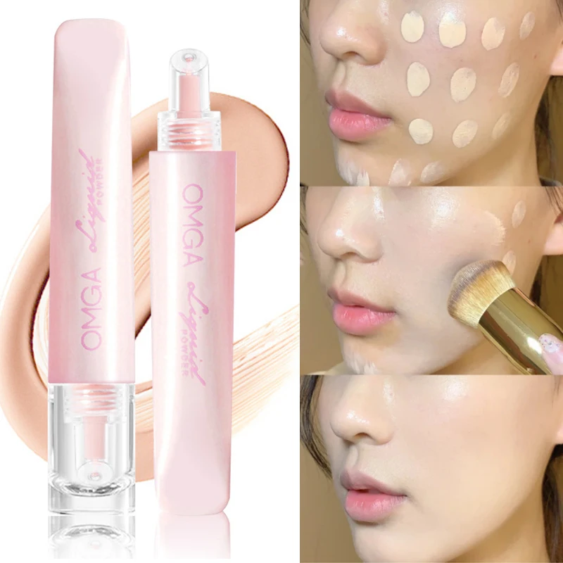 Crema Fondotinta Liquido Per Il Controllo Dell'Olio Copertura Completa Duratura Occhiaie Correttore Opaco Waterproof Moisturizing Face Makeup Cosmetic