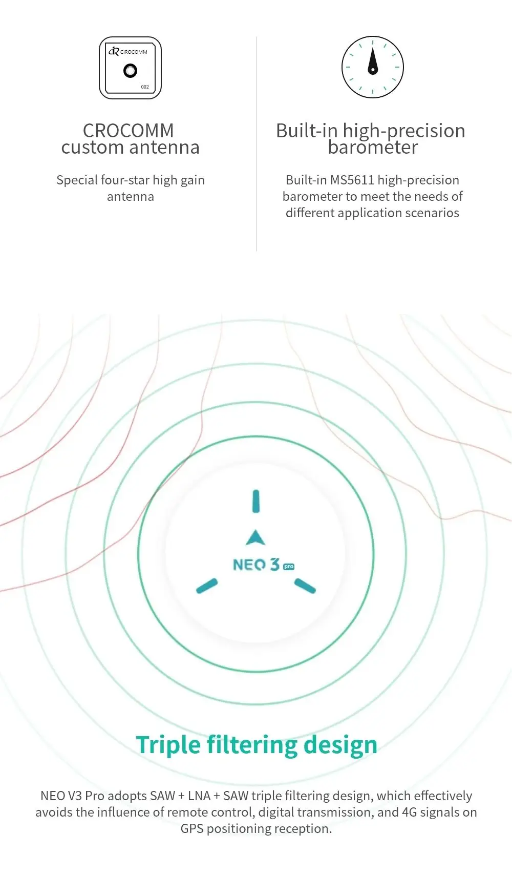 CUAV NEO 3 Pro GPS 