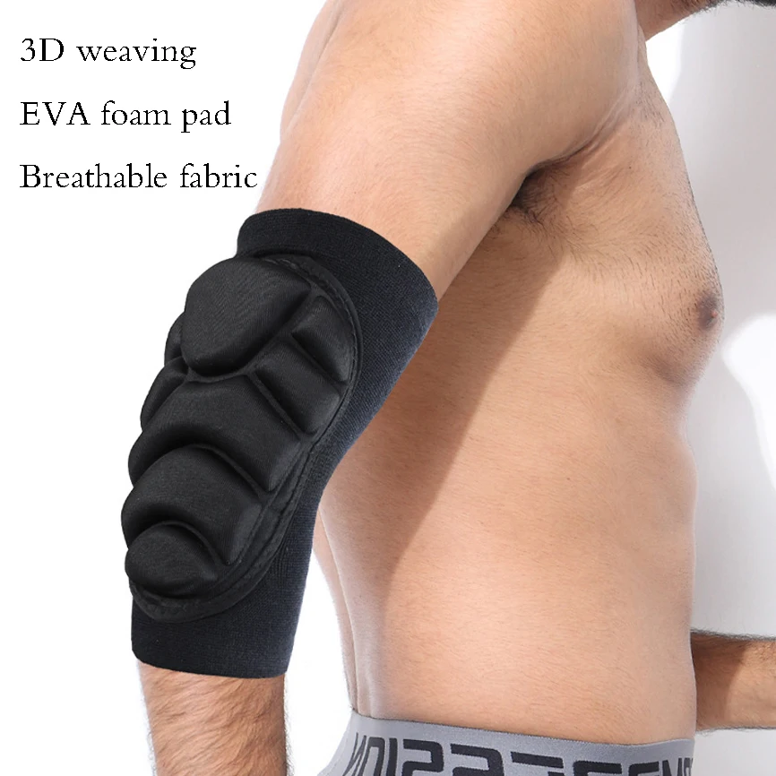1Pair Professional Ski Protection Elbow Pads Cycling Exercise Snowboard Elbow Support Basketball Volleyball Arm Protector