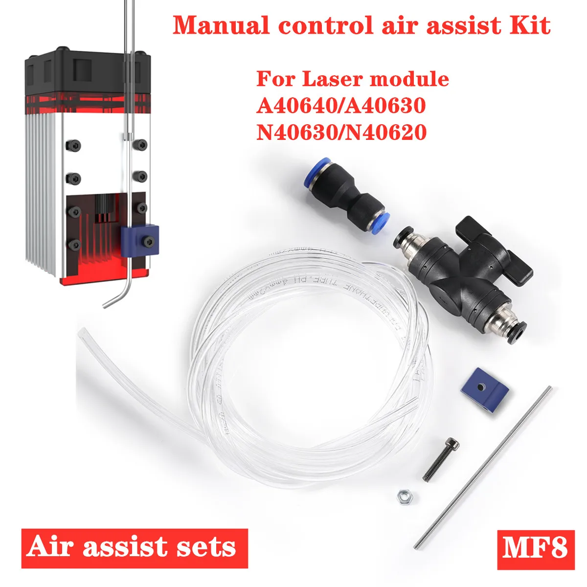 wood pellet making machine NEJE 220V-240V 45W Air Compressor for Aquarium Accessories   MF8 MF11 MF15 Manual control air assist kit for neje laser module woodtech multi boring machine