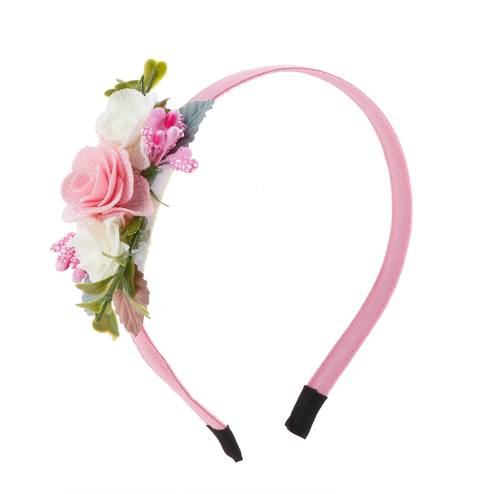 1Pcs Head Flower Headband Girls Baby Flower Hairband  Princess Flower Headband Kids Headwear Kids Accessories Over 5 Years Old baby stroller accessories Baby Accessories