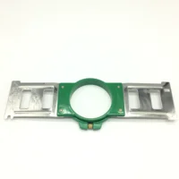 9cm Round Embroidery Frame – 355mm Length Plastic Hoop for Tajima & Chinese Embroidery Machines