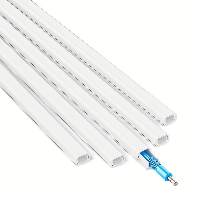 PlusAcc Dans Le Kit De Gestion Des Câbles Muraux Pour Salon/hôtel TV Murale Pour Cacher Les Fils HDMI Derrière Le Mur - Cache-câble TV