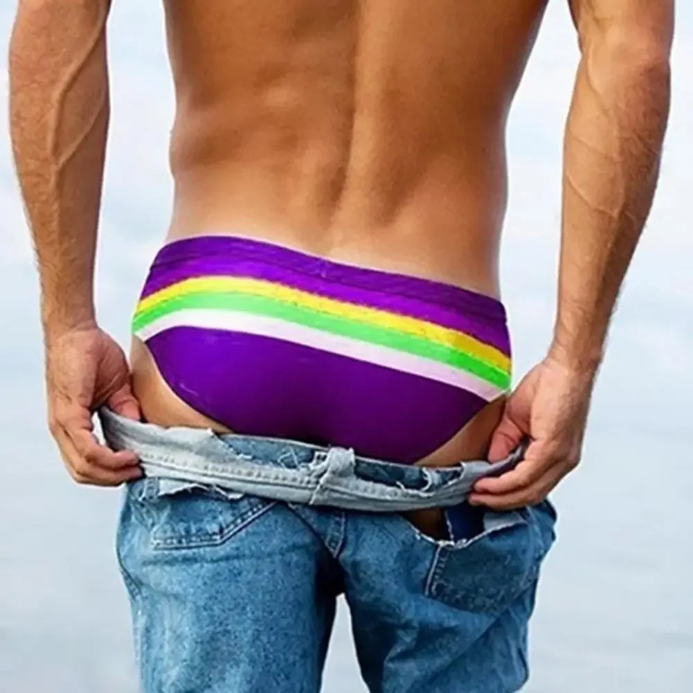 Trendy Surf Briefs Skinny Stretchy Swimming Trunks for Man Surf Spa Men Swimming swim trunks swim shorts