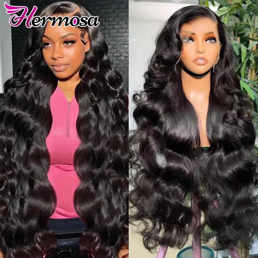Hermosa 13x4/13x6 HD Lace Frontal Human Hair Wigs Pre Plucked Brazilian Body Wave Lace Front Wig for Women 4x4 Closure Wig lace front wig human hair wigs human hair wig front lace wig