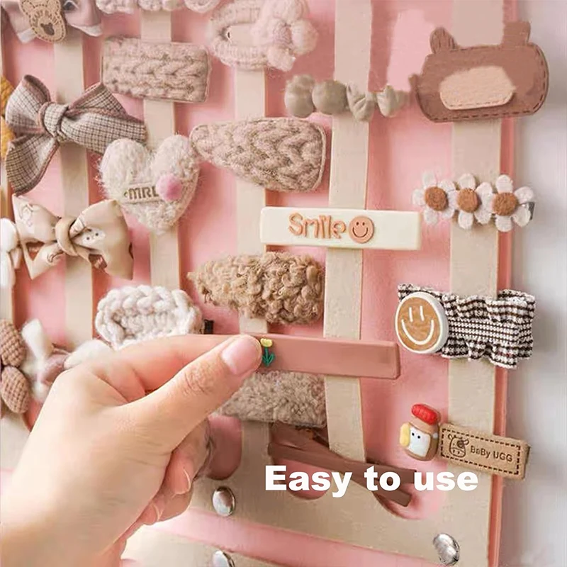 Description Picture 4 of itemHair Clip Storage for Women Girls Hair Accessories Hanging Organizer Wall Decor Hair Bows Hair Rope Clasp Glasses Space Saving